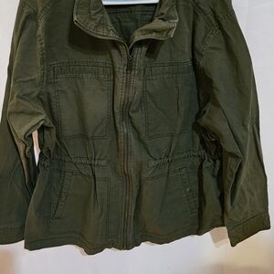 Old Navy Olive Green Teddy Jacket